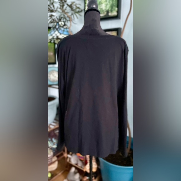 Long Sleeve Daisy Print Tee Size XL - Picture 4 of 12